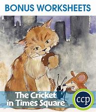 Image result for Cricket in Times Square Worksheets