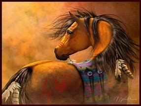 Image result for Native American Horse Art