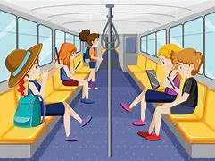 Image result for Bus Passenger Cartoon