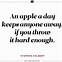 Image result for An Apple a Day Quotes