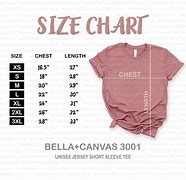 Image result for Bella and Canvas Cropped Hoodie Size Chart