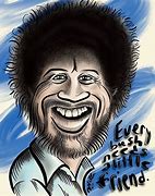 Image result for Bob Ross Caricature