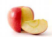 Image result for Apple Cut into Two Pieces