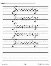 Image result for Year in Cursive