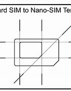 Image result for Nano Sim Cut Template