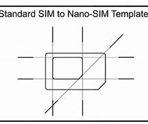 Image result for Nano Sim Template