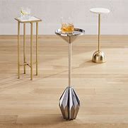 Image result for Small Gold Drink Table