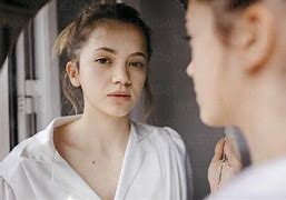 Image result for Looking Mirror Woman Body