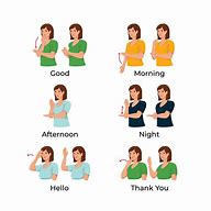 Image result for Thank You Sign Language Clip Art