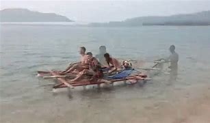 Image result for Floating On a Raft Working On a Laptop