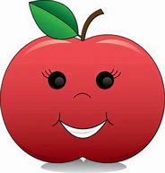 Image result for Smiling Apple Clip Art