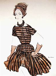 Image result for 1960s Fashion Sketches