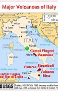 Image result for Italy Volcano Map