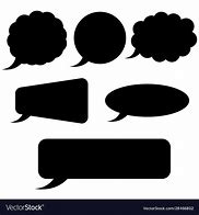 Image result for Text Bubble Silhouette