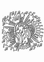 Image result for Headphones Coloring Page