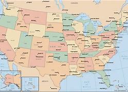 Image result for Map of USA Showing Cities