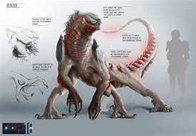 Image result for Dinosaur Alien Concept Art Creatures