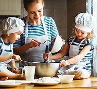Image result for Adult and Child Cooking at Preschool