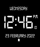 Image result for Digital Clock Lock Screen
