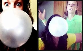 Image result for Bubblicious Bubble Gum Blowing