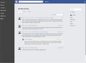 Image result for Facebook Theme for Elgg