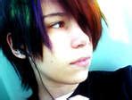 Image result for Anime Boy Rainbow Hair
