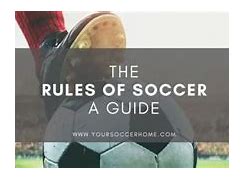 Image result for Soccer Rules and Regulations Start and Restart