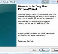 Image result for Forgotten Password Wizard Open