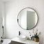 Image result for Round Bathroom Mirrors Over Vanity