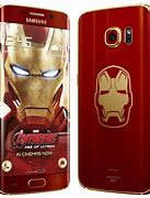 Image result for Samsung Galaxy S6 Edge Phone Iron Man