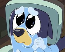 Image result for Cartoon Eyes Bluey Dog