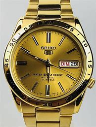 Image result for Gold Stainless Steel Watch