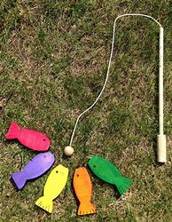 Image result for Wooden Fishing Toy
