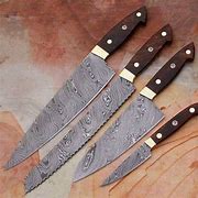 Image result for Handmade Kitchen Knife Set