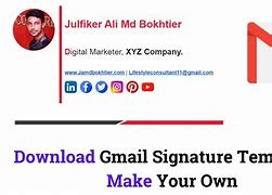 Image result for How to Make a Gmail Email Signature with Logo