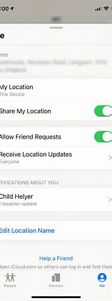 Image result for Find My Settings