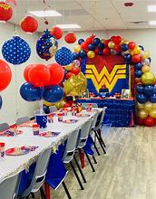 Image result for Wonder Woman Kids Party