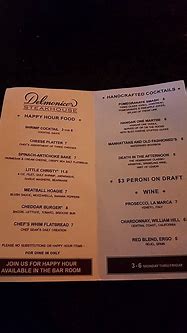 Image result for Delmonico Steakhouse Wine List
