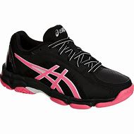Image result for Black and Pink Netball Shoes