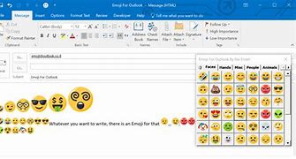 Image result for How to Get Emojis in Outlook