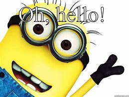 Image result for Minion Saying Hello