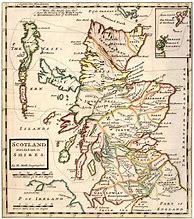 Image result for Old County Map of Scotland