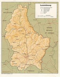 Image result for Carte Luxembourg