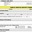 Image result for Service Call Report Template