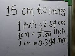 Image result for 15 Inch in Cm