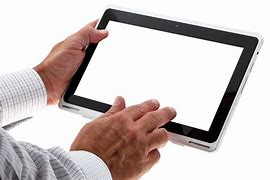 Image result for Tablet in Hand PNG