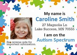 Image result for Child ID Card Template