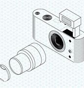 Image result for Camera Isometric Drawing