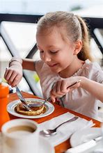 Image result for Little Girl Eating Breakfast