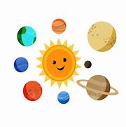 Image result for Solar System Cartoon Smiling